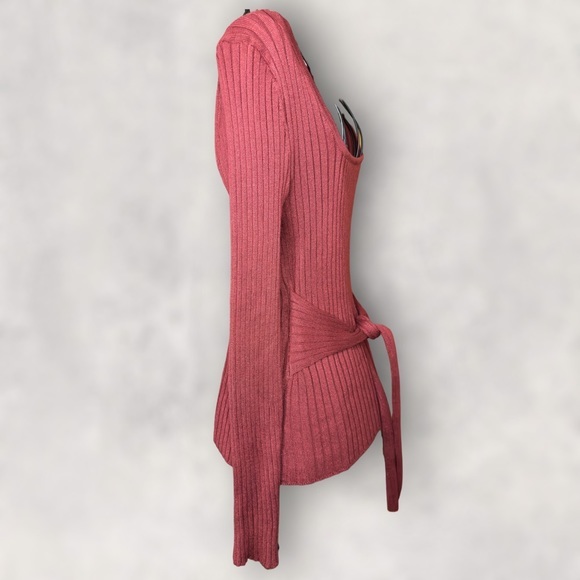*NWT* Almost Famous Wrap Ribbed Top‎ Size XL - Picture 3 of 7